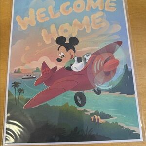 Aulani DVC Mickey Airplane 8x10 print by Brett Iwan